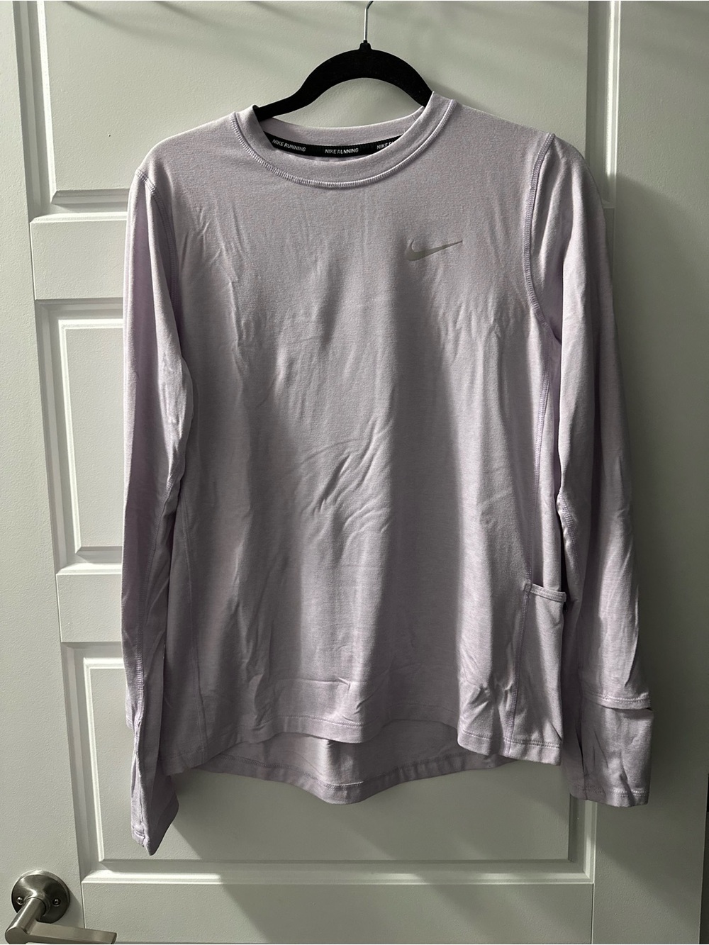 Nike Women’s Long Sleeve Crew Shirt - Light Lavender